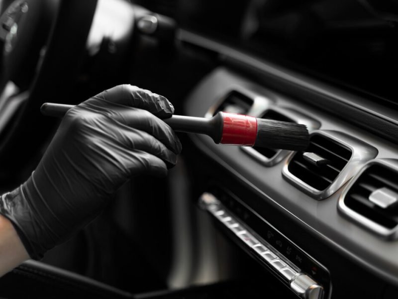 Interior deep cleaning detailing